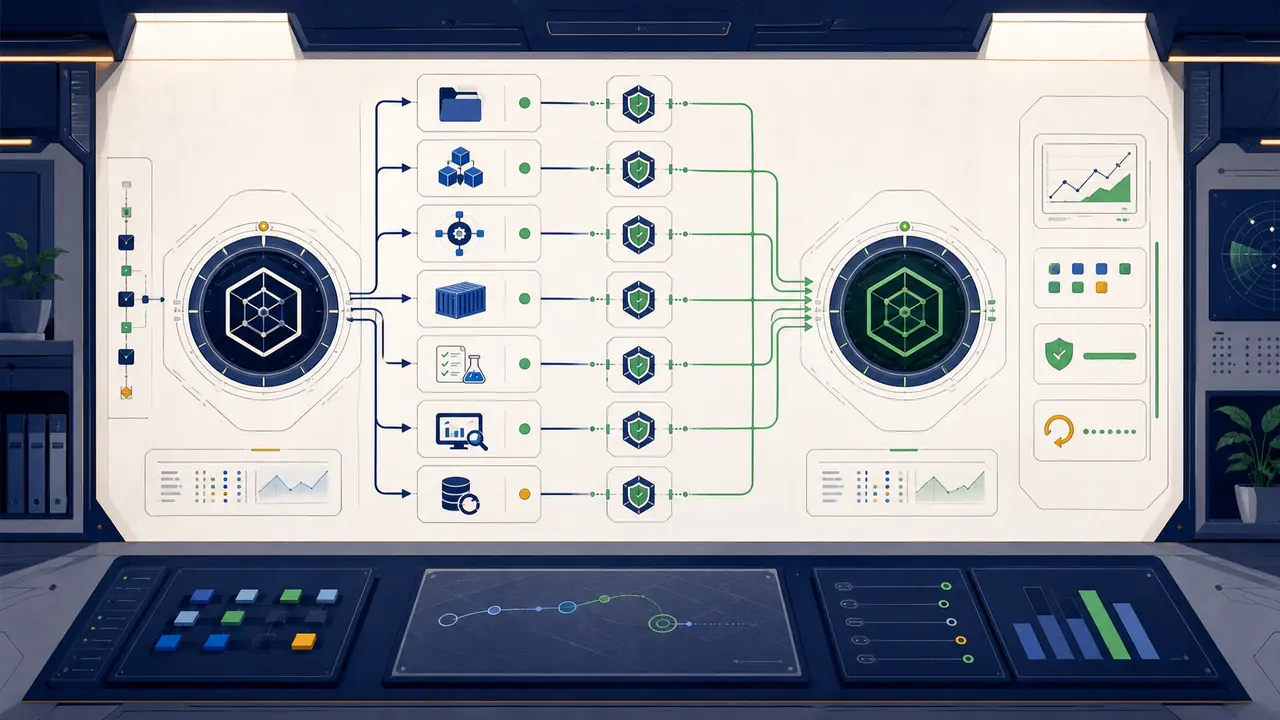 Runtime compatibility gates connecting current and target engineering environments